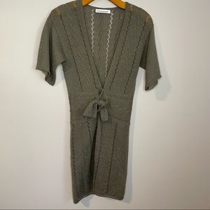 Amalialad by Anthropologie Stone Cardigan in size Medium